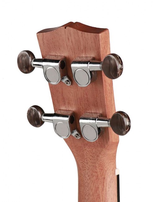 tenor ukulele, all sapele, with guitar machine heads